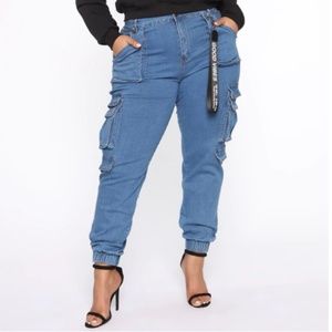 NEW GOOD VIBES BOMB DENIM JOGGERS